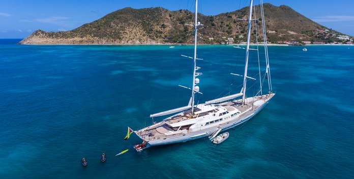 Spirit of the C's yacht charter Perini Navi Sail Yacht
