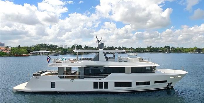 Cyra yacht charter Alpha Custom Yachts Motor Yacht