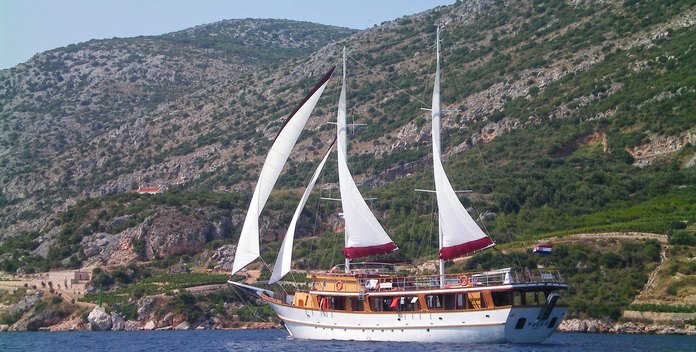Cataleya yacht charter Custom Sail Yacht