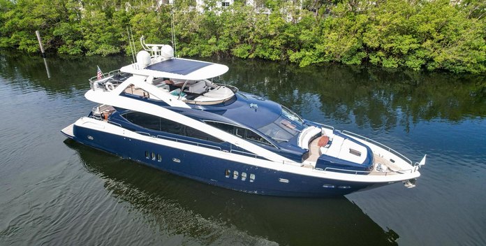 The Cabana yacht charter Sunseeker Motor Yacht