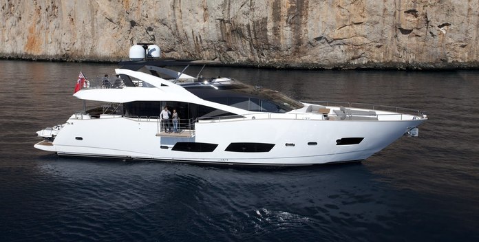 Aqua Angel yacht charter Sunseeker Motor Yacht