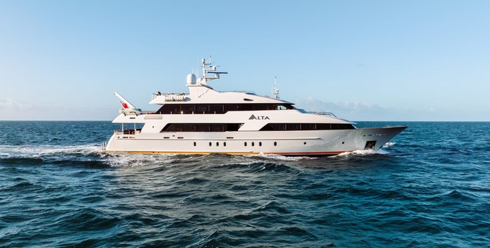 Alta yacht charter Palmer Johnson Motor Yacht