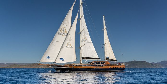Emanuel yacht charter Custom Sail Yacht