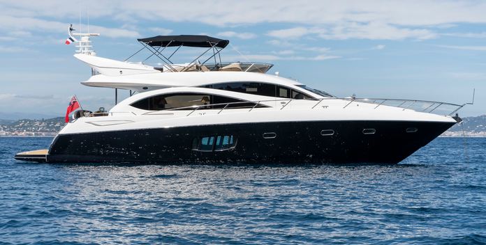 Lazy P yacht charter Sunseeker Motor Yacht