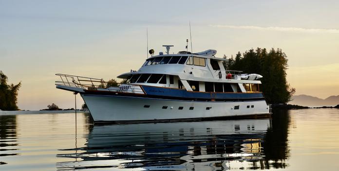 N                     Alaskan Story yacht charter Westport Yachts Motor Yacht