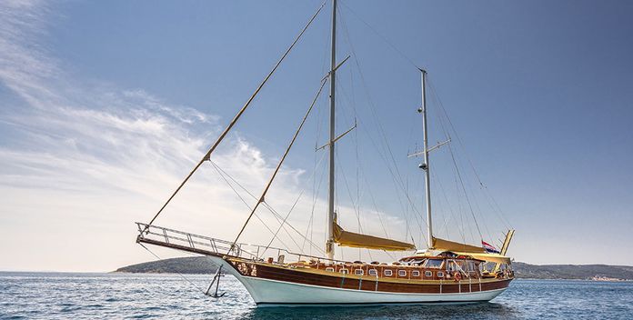 Angelica yacht charter Custom Sail Yacht