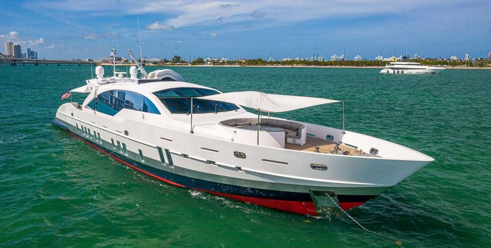 Double Shot yacht charter Tecnomar Motor Yacht