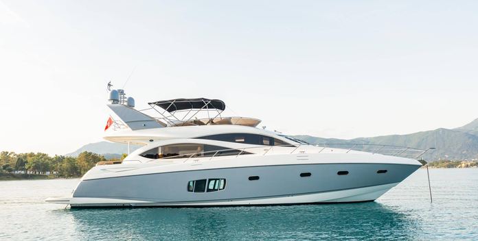 Vinci yacht charter Sunseeker Motor Yacht