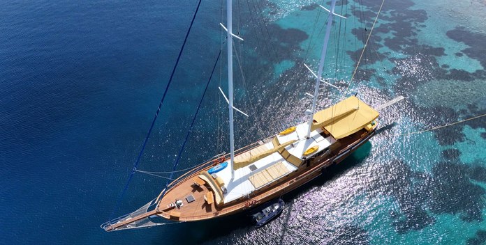 Parss yacht charter Custom Sail Yacht