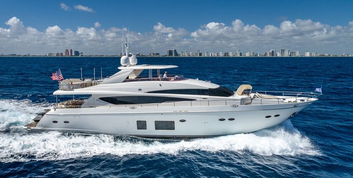 No Curfew yacht charter Princess Motor Yacht