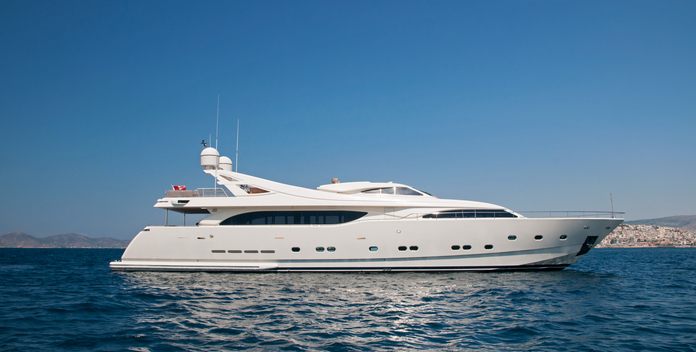 Whisper V yacht charter Custom Line Motor Yacht