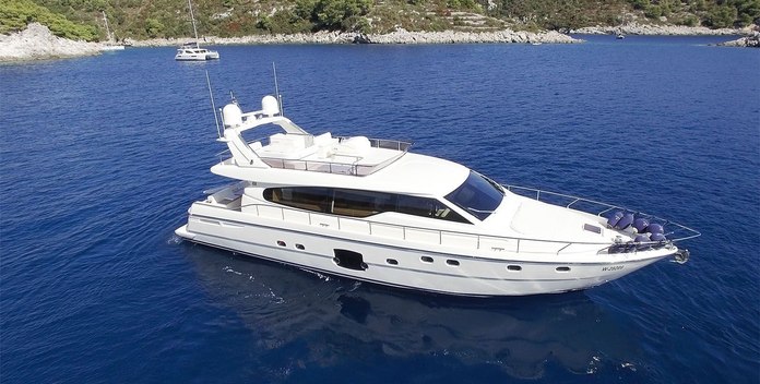 Amy yacht charter Ferretti Yachts Motor Yacht