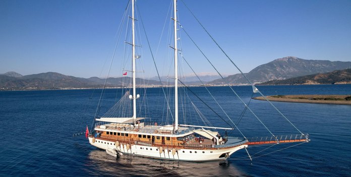 Queen Atlantis yacht charter Custom Sail Yacht