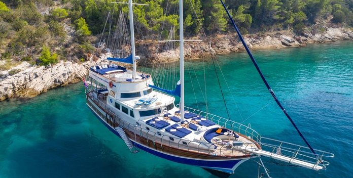 Saint Luca yacht charter Fethiye Shipyard Sail Yacht