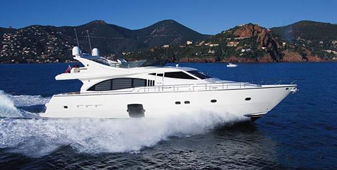 Debra One yacht charter Ferretti Yachts Motor Yacht