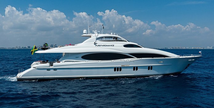 Pure Romance yacht charter Lazzara Motor Yacht