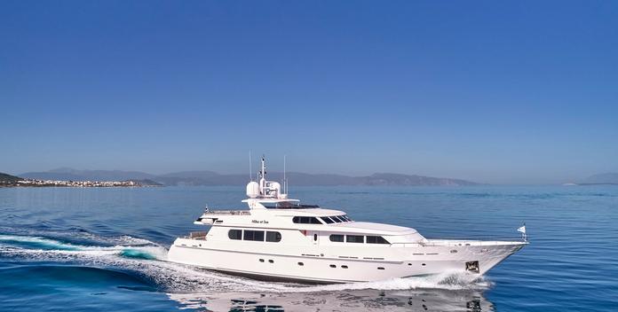 Milos at Sea yacht charter Codecasa Motor Yacht