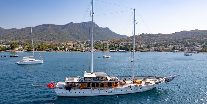 N                     Caustic yacht charter Custom Sail Yacht