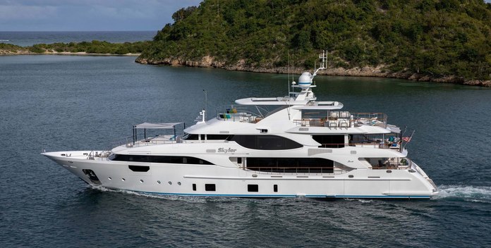 Skyler yacht charter Benetti Motor Yacht