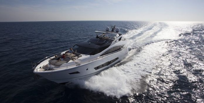 Jupju yacht charter Sunseeker Motor Yacht