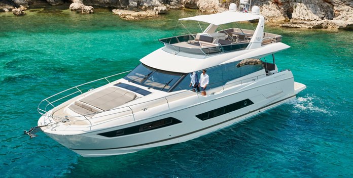 Romy One yacht charter Prestige Motor Yacht
