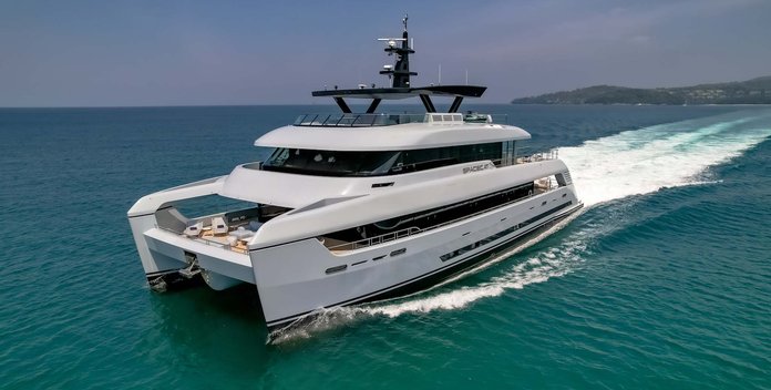 Space Cat yacht charter SilverYachts Motor Yacht