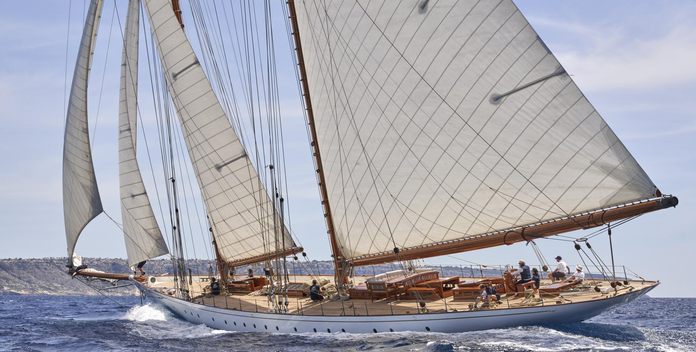 Elena of London yacht charter Marin LuxurYachts Sail Yacht
