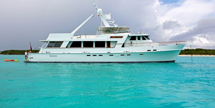 Serenity yacht charter Christensen Motor Yacht