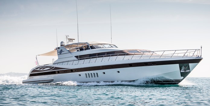 Sea Diamond yacht charter Mangusta Motor Yacht