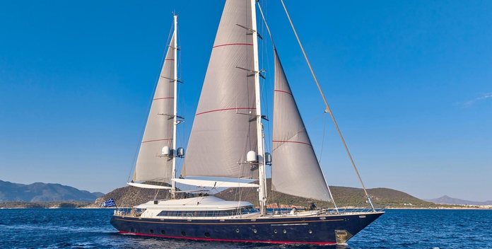 Almyra II yacht charter Perini Navi Sail Yacht