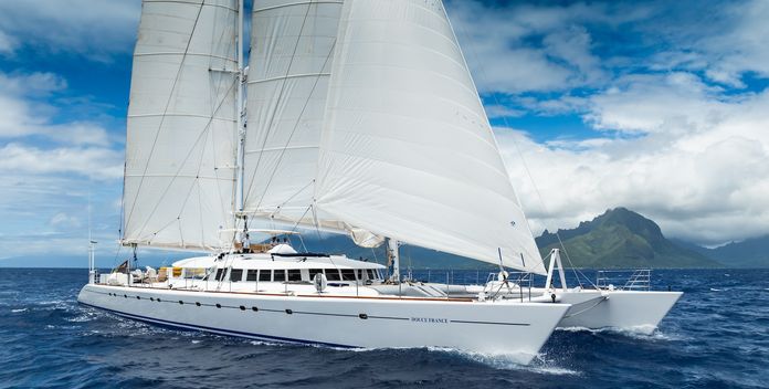 Douce France yacht charter Alu Marine Sail Yacht