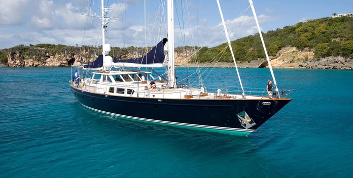 Axia yacht charter Palmer Johnson Sail Yacht