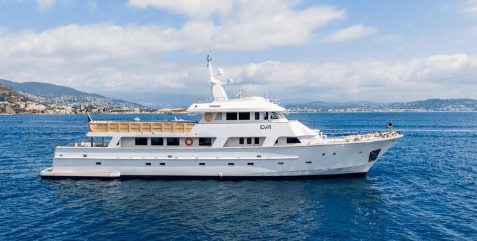 N                     Eva yacht charter Cheoy Lee Motor Yacht