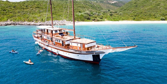 Aegeotissa II yacht charter Custom Sail Yacht