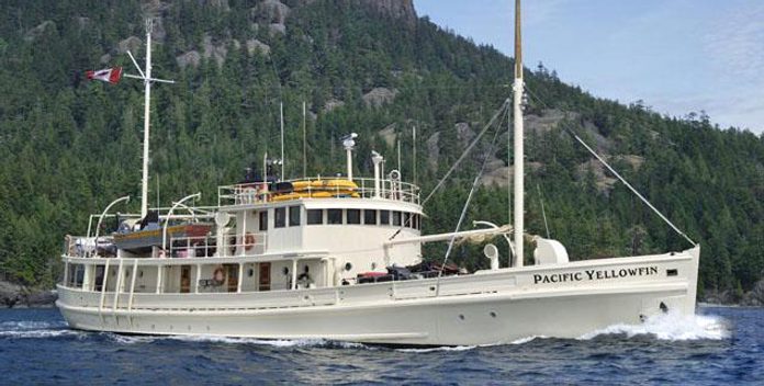 Pacific Yellowfin yacht charter Billings Shipyard Motor Yacht