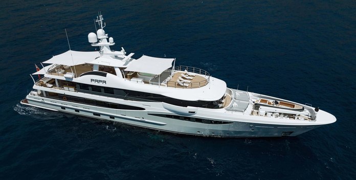Papa yacht charter Amels Motor Yacht