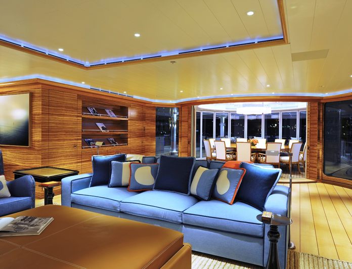 rocinante yacht interior