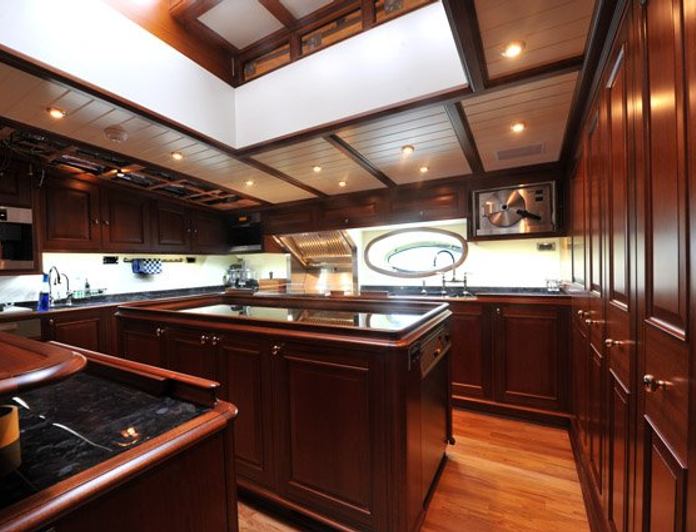 athos yacht interior