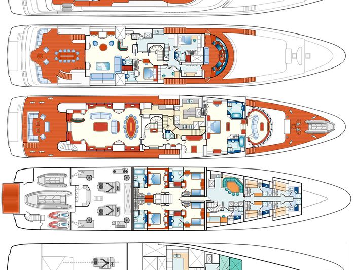 lady michelle yacht floor plan