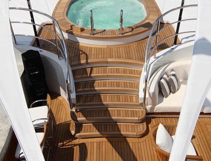 Stairs to Jacuzzi
