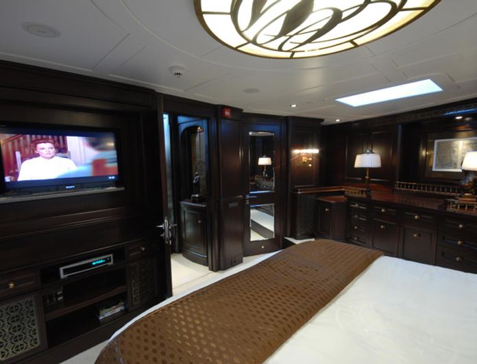 Master Stateroom from Raised Area