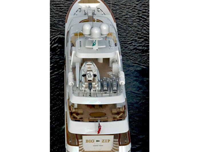 Aerial stern decks