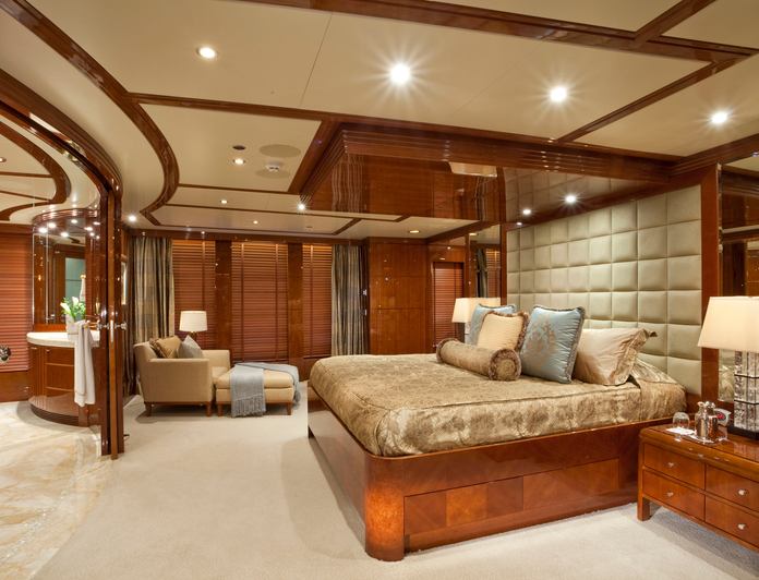 Master Stateroom - Bathroom Door Open