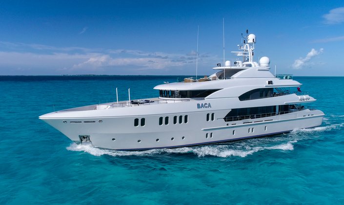 43m BACA offers Thanksgiving yacht charter special in the Bahamas