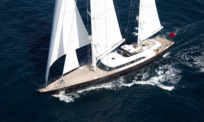 Charter 56m cutting-edge sailing yacht PANTHALASSA this winter in the Caribbean