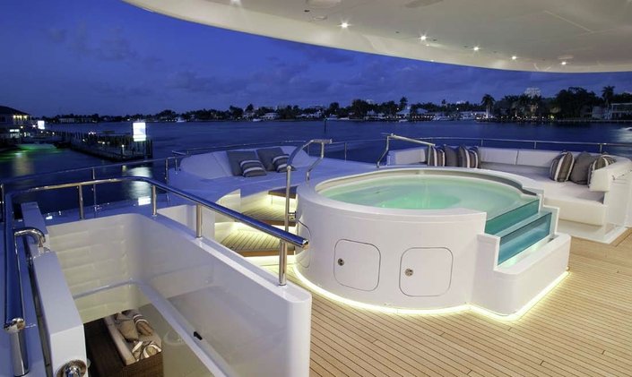 M/Y INCEPTION in the Caribbean 