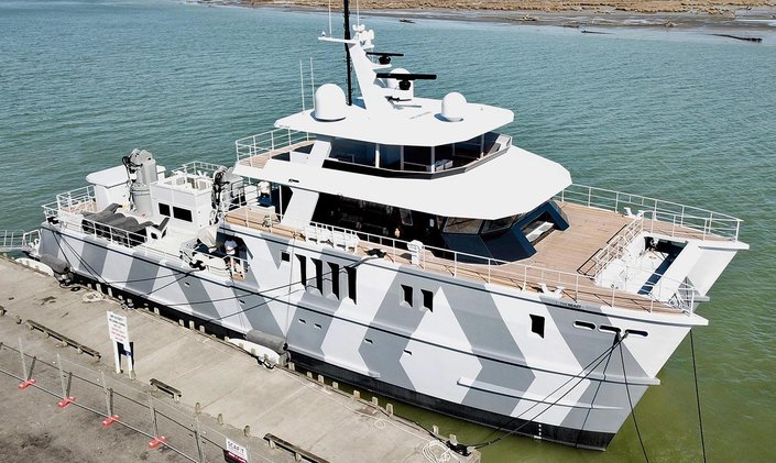 Video: M/Y ‘The Beast’ hits the water in New Zealand