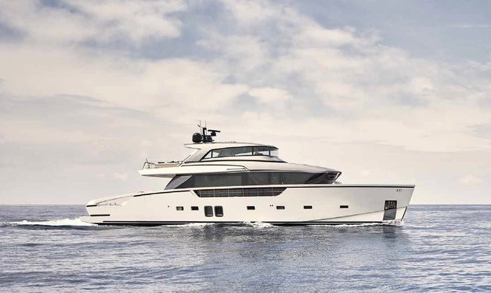 Brand new 27m motor yacht OCEAN SIX joins Mediterranean yacht charter fleet