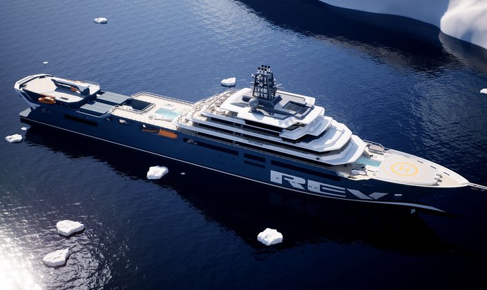 REV OCEAN Departs Norway: World's Largest Yacht For Charter Begins Final Outfitting