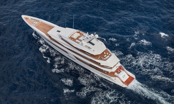 Feadship M/Y JOY now available for Caribbean yacht charter